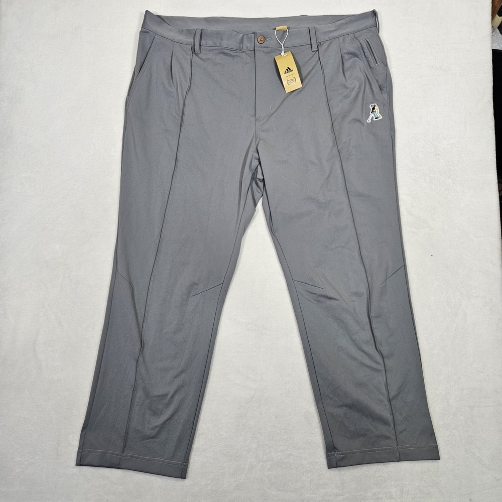 Extra Butter Adidas Happy Gilmore Gray‎ Golf PantS 2XL 25th Anniversary Warpknit - Picture 3 of 10
